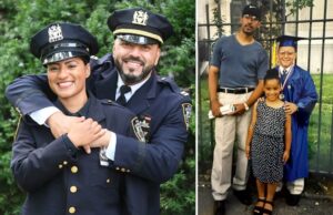 Sangue Azul: A filha segue os passos do policial do pai da polícia de Nova York após sua morte Sangue Azul: A filha segue os passos do policial do pai da polícia de Nova York após sua morte