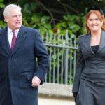 Sarah Ferguson, a duquesa de York, fala no National Press Club de 7 de dezembro em Washington. A duquesa estava em Washington para falar sobre sua recém -fundada caridade americana. (Chave de cor: cabelo ruivo). (Foto de Joshua Roberts / AFP) (Foto de Joshua Roberts / AFP via Getty Images)
