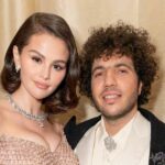 Selena Gomez Compartilhe Sweet PDA Photo beijando noivo Benny Blanco