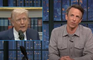 Seth Meiers chama Trump em ejetos em suas próprias teorias para conspirações Jogando