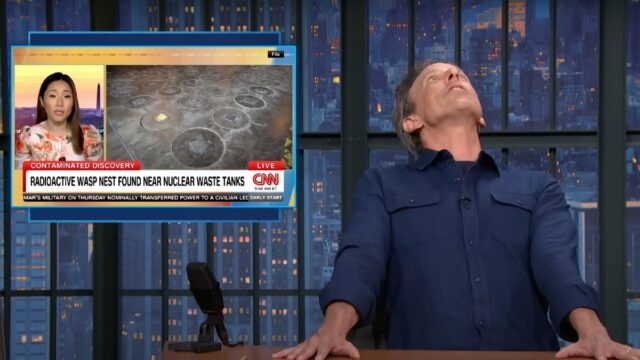 Seth Meiers o perde devido a títulos "impiedosos" de Trump Crazy: "Eu defendo porque não quero chegar ao resto das notícias" | Vídeo

