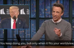 Seth Meyers tem uma reação direta a Trump, que se recusa a honrar os artistas Seth Meyers tem uma reação direta a Trump, que se recusa a honrar os artistas