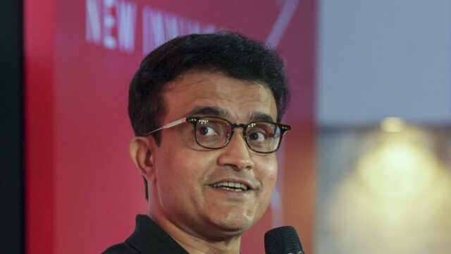 Sourav Ganuly, treinador principal da franquia SA20 Pretoria Capitals



