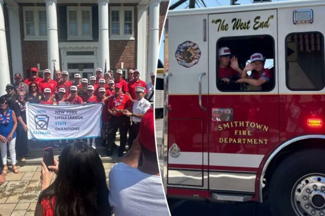 St. Team James-Smithtown Little League homenageou o desfile após Valiant Run na LLWS Regional

