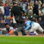 Starling Marte jogou no álbum para a final quando Mets perde o Crusher com os Brewers