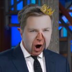 Stephen Colbert traz a máscara de demolição de JD Vance como "Insane Stailed Baby Carev" sobre os escândalos de água