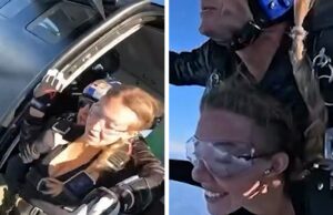 Sydney Sweeney tem uma explosão de paraquedismo, pela primeira vez. 081925_SYDNEY_SWEENEY_SKYDIVE_PRIMARY
