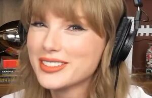 Taylor Swift compartilha uma mensagem sem vergonha para os fãs de esportes masculinos antes do aparecimento de ‘Novos Alturas’ Ashley Avignone, Taylor Swift, Alana Haim, este Haim, Danielle Haim e Mgk no LIX do Super Bowl.