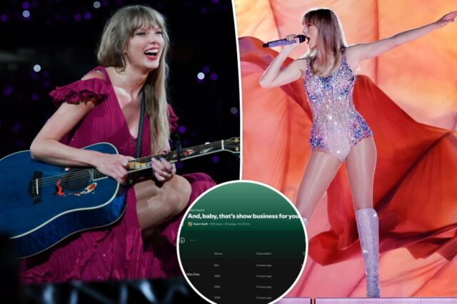 Taylor Swift derruba a pista principal sobre o novo álbum "The Life of a Showgirl"

