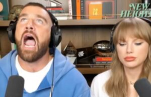 Taylor Swift e Kelce Brothers Exercícios vocais antes do registro EP. Taylor Swift se junta a Travis e Jason Kelce em aquecimentos vocais em novo clipe