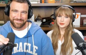 Taylor Swift e Travis Kelce serão usados no podcast “New Peaks” 0813-Teel-Swift-Travis-Kelce-Lands-New-Podcast-Sub2
