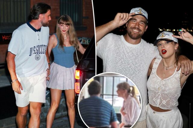 Taylor Swift e Travis Kelce teriam manchado a caçada pela casa em Cleveland

