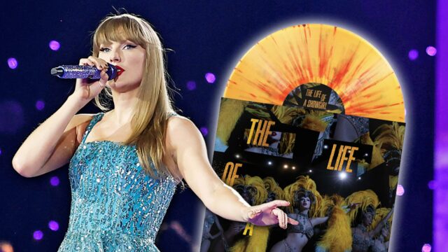 Taylor Swift libera a terceira vida de uma showgirl vinil, fantasia completa com dançarinos



