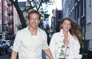 “Team Blake Assemble”: Isso termina com a Estrela dos EUA, 37 anos, chega em depósito com o marido Ryan Reynolds e oito advogados – mas há algum sinal de sua “melhor amiga” Taylor Swift? Blake Lively chegou ontem ao seu depósito em Nova York com a 'equipe Blake' - sua irmã e melhor amiga Robyn, marido Ryan Reynolds e oito advogados (Blake retratou com seu marido Ryan Reynolds em maio deste ano)
