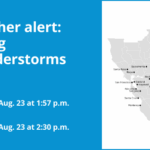 Tempestades em Yosemite no sábado com granizo do tamanho de ervilhas e rajadas de até 40 mph