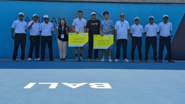 Tênis francês Arthur Gea Tournament Tournament Tennis M-25 Bali

