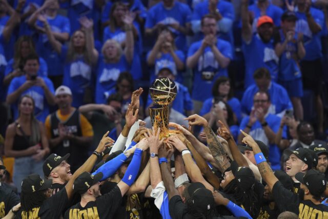 Oklahoma City Thunder Win Title NBA derrotou o Indiana Pacers no jogo 7