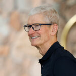 SUN VALLEY, IDAHO - JULY 08: Apple CEO Tim Cook arrives at the Sun Valley lodge for the Allen & Company Sun Valley Conference on July 8, 2025 in Sun Valley, Idaho. Every year, some of the world's wealthiest and most powerful figures from the media, finance, technology, and political spheres converge at the Sun Valley Resort for the exclusive week-long conference hosted by boutique investment bank Allen & Co. (Photo by Kevin Dietsch/Getty Images)