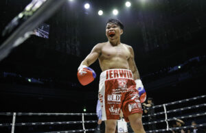 Tiro mundial sessão de título para Jerwin Anajas Jerwin Ancajas