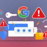 Ilustração de um smartphone com alguns aplicativos com um símbolo de aviso e uma notificação 'Upddated' de software 'à direita.