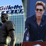 Tom Brady não hesita em trollar os fãs do Jets quando os Patriots apresentam sua estátua