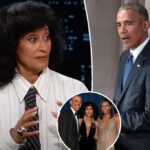 Tracee Ellis Ross disse a Barack Obama que "falhou como amigo" em uma reunião pontiaguda