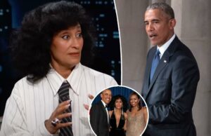 Tracee Ellis Ross disse a Barack Obama que “falhou como amigo” em uma reunião pontiaguda Tracee Ellis Ross disse a Barack Obama que "falhou como amigo" em uma reunião pontiaguda