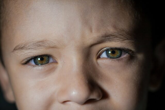 olhos infantis
