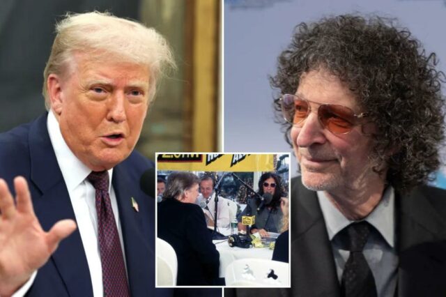 Trump afirma que Howard Sterna Siriusxm "caiu" depois que o atleta choque apoiou Hillary Clinton em 2016

