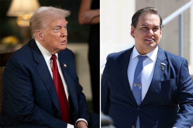 Trump dá o martelo do ex -representante desonrado de George Santos: "Ele estava mentindo como o inferno"

