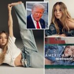 Trump elogia Sydney Sweeney depois de descobrir que ele é um republicano registrado quando ao redor de Mobor Turs seu jeans American Eagle