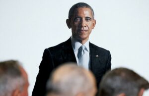 Trump move Obama, imagens de Bush para escadas escondidas Trump move Obama, imagens de Bush para escadas escondidas