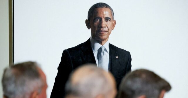 Trump move Obama, imagens de Bush para escadas escondidas

