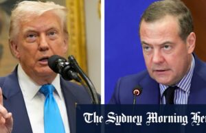 Trump ordena que os substituos nucleares dos EUA replos nas declarações do ex -russo alto Donald Trump e Dmitry Medvedev, que envolveram o artista on -line antes.