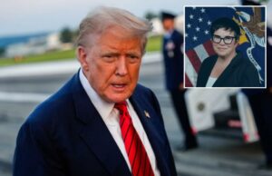 Trump pede o número de trabalho do comissário do BLS “os maiores cálculos incorretos por mais de 50 anos” O presidente Donald Trump fala com repórteres antes de entrar no Conselho da Força Aérea no Aeroporto Internacional de Lehigh Valley, domingo, 3 de agosto de 2025 em Allentown, Pensilvânia.