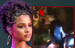 Tyla sai cedo do evento da H&M Brasil após o desempenho Tyla levada para fora do partido Getty Composite Main