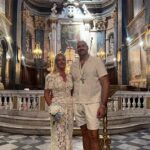 Tyson Fury e sua esposa Paris se casaram pela terceira vez durante uma cerimônia romântica no sul da França nesta semana