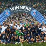 UEFA Super Cup para Paris Saint-Germain. Tottenham perdeu após uma penalidade