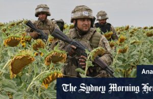 Um Zelensky lateral alerta as extremidades de Putin para liderar a trombeta na pista do jardim Soldados de incêndio ucranianos para greve russa na região de Dnipropetrovsk, Ucrânia, no domingo.