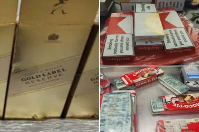Um funcionário da Embaixada Americana contrabandeava cocaína para Nova York em mercadorias sem impostos, incluindo Johnny Walker, Marlboro Cigs, Choco-Pieck Boxes

