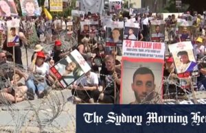 Um novo vídeo de refém israelense lançado pelo Hamas Um novo vídeo de refém israelense lançado pelo Hamas