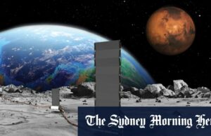 Um reator de núcleos na lua? De novo? Uma imagem conceitual da superfície lunar do reator nuclear.