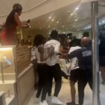 Imagens em vídeo da luta mostraram um grupo de vários jovens cruzadores dando socos e batendo um no outro no chão em um navio de cruzeiro de carnaval