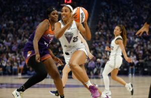 Valquírias assinam Kaila Charles após lesões no Center Monique Billings Monique Billings #25 do Golden State Valkyries comemora uma peça contra o Las Vegas Aces no primeiro tempo no Chase Center em 7 de junho de 2025 em San Francisco, Califórnia. (Foto de Thien-An Truong/Getty Images)