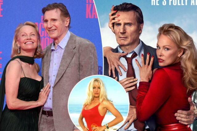 Verdade nua sobre o relacionamento de Pamela Anderson e iniciantes Liam Neeson

