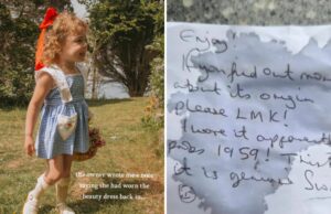 Vintado: mulher compra vestido para filha, mas a nota dentro é chocante Vintado: mulher compra vestido para filha, mas a nota dentro é chocante