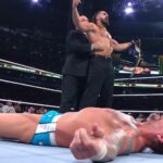 Quem conhecia o plano de Seth Rollins de ganhar dinheiro no SummerSlam? (Empréstimo de imagem: WWE em X)