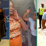 "Wore calça e sutiã ..": Mima Biodun Stephen enfrenta reação no plano após o drama da Ibom Airlines
