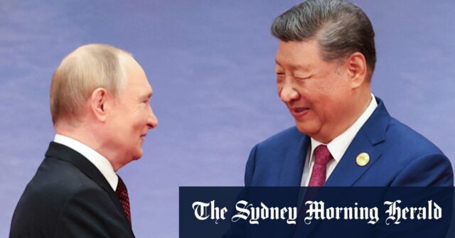 O interesse próprio mútuo aproximou Putin e Xi. 