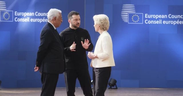 Zelanski conversou com von der Leyen. Falei sobre "mais atividades de paz"

